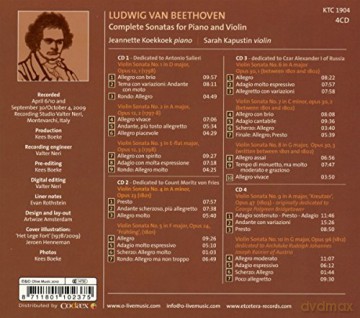 Ludwig van Beethoven: Violinsonaten Nr.1-10 [4CD]