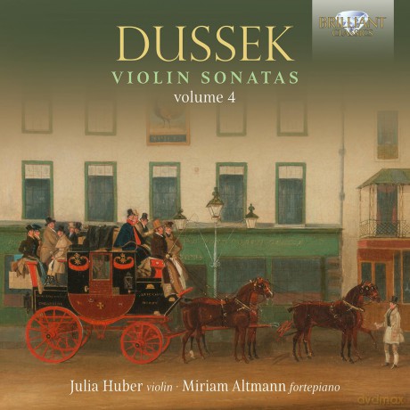 Johann Ludwig Dussek: Violinsonaten Vol.4 [CD]