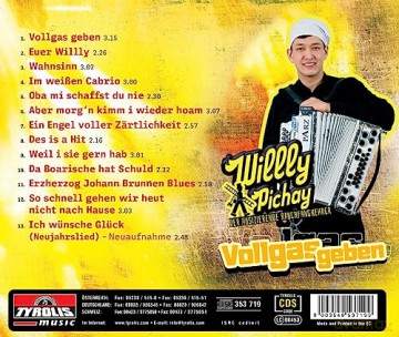 Willly Pichay - Der musizierende Rauchfangkehrer: Vollgas geben [CD]