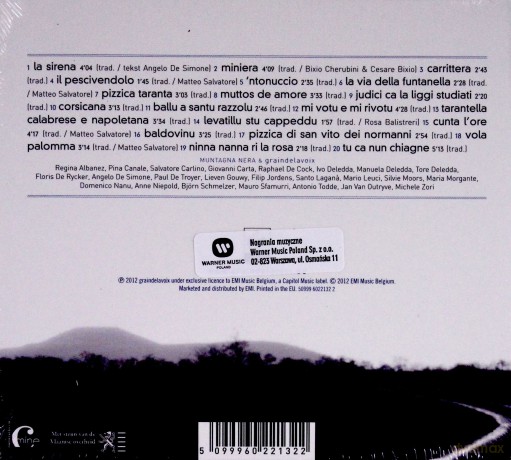 Graindelavoix: Muntagna Nera [CD]