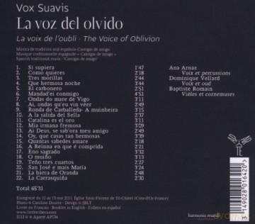 Vox Suavis - La voz del olvido [CD]