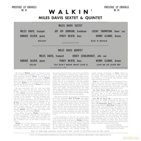 Miles Davis: Walkin' [Winyl]