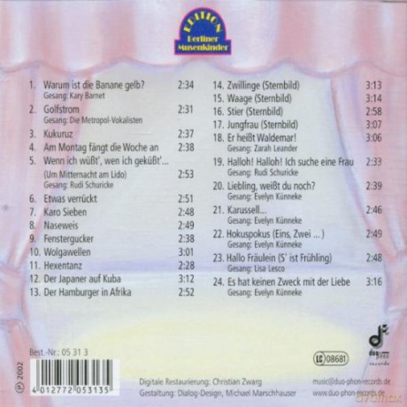 Michael Jary: Warum ist die Banane gelb [CD]