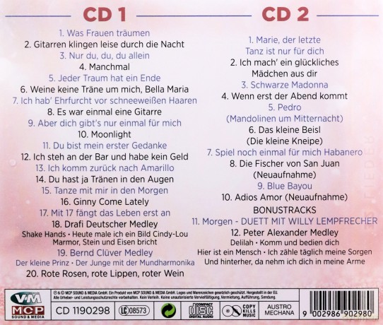 Andy Borg: Was Frauen traeumen: Bekannte Oldies & grosse Schlagerhits [2CD]