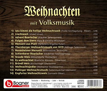 Weihnachten mit Volksmusik [CD]