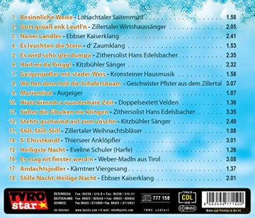 Weihnachtliche Volksmusik aus dem Alpenland Folge 1 [CD]