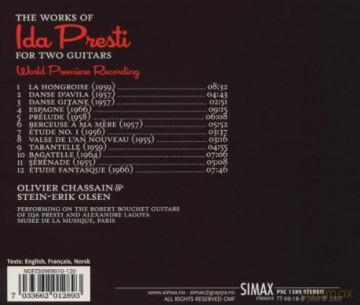 Ida Presti: Werke fur 2 Gitarren [CD]