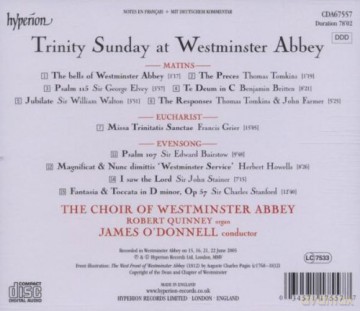 Westminster Abbey Choir - Trinity Sunday at Westminster [CD]