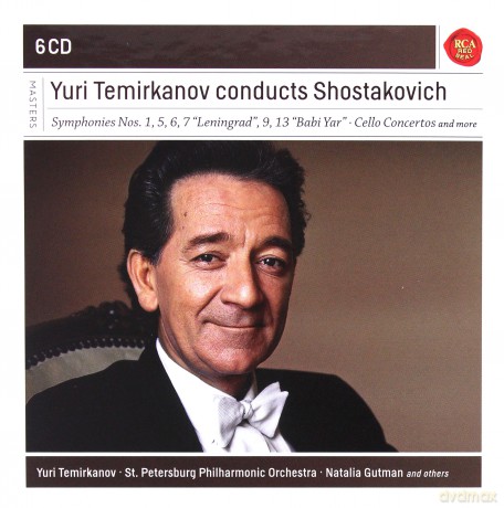 Yuri Temirkanov: Yuri Termirkanov Conducts Shostakovitch (Sony Classical Masters) [6CD]