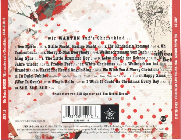 Die Roten Rosen: Wir warten auf's Christkind [CD]