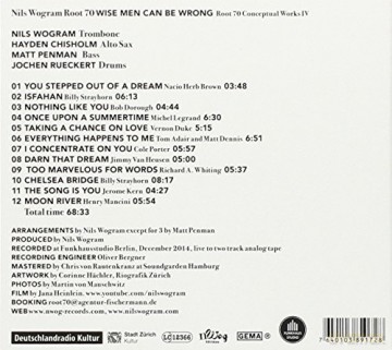 Nils Wogram: Wise Men Can Be Wrong [CD]