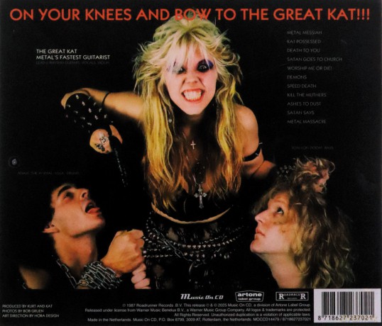 The Great Kat: Worship Me Or Die! [CD]