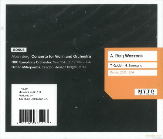 Alban Berg: Wozzeck [2CD]
