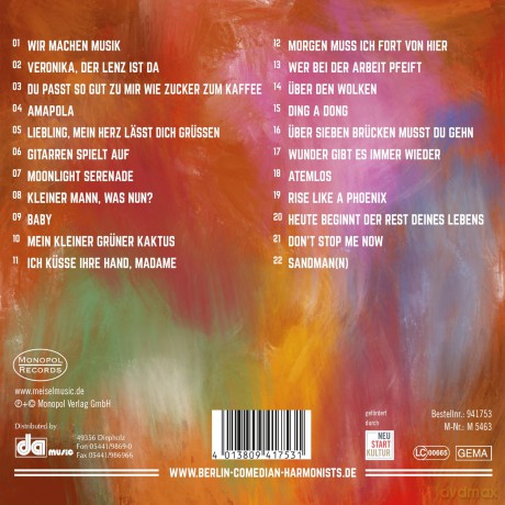 Berlin Comedian Harmonists: Wunder gibt es immer wieder [CD]