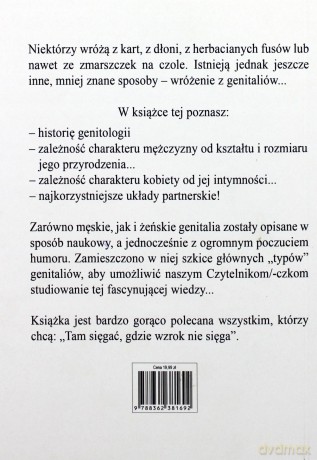 Genitologia. Wrożenie z genitaliów - Seymore Klitz, Ima Pepper [KSIĄŻKA]