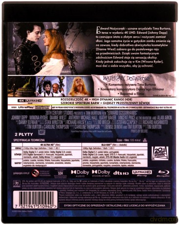 Edward Nożycoręki [Blu-Ray 4K]+[Blu-Ray]