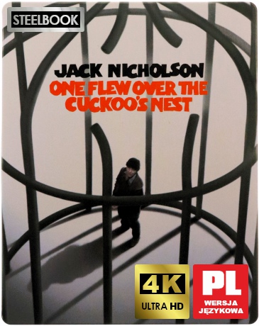 Lot nad kukułczym gniazdem (steelbook) [Blu-Ray 4K]+[Blu-Ray]
