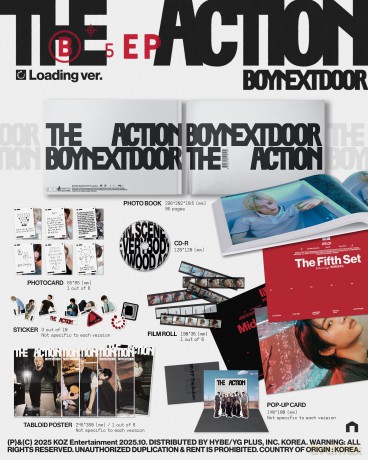 Boynextdoor: 5th Ep (The Action) Loading Ver. [CD]