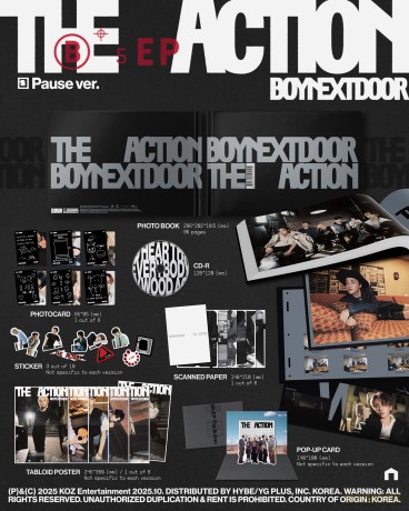 Boynextdoor: 5th Ep (The Action) Pause Ver. [CD]
