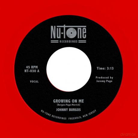 Johnny Burgos: Growing On Me Ready (Red) [Winyl]