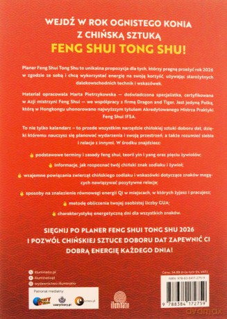 Feng Shui Tong Shu 2026. Rok Ognistego Konia - Dragon and Tiger [KSIĄŻKA]