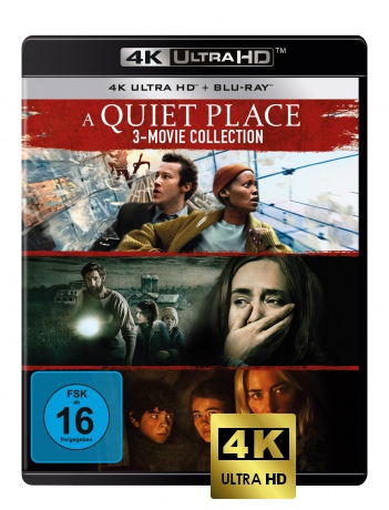 A Quiet Place - 3 Filme [Blu-Ray 4K]