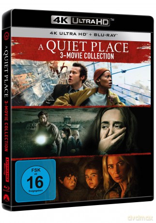A Quiet Place - 3 Filme [Blu-Ray 4K]