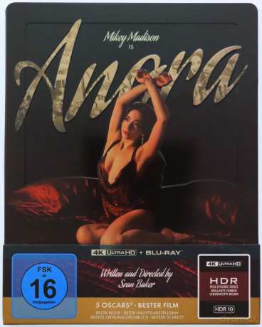 Anora (steelbook) [Blu-Ray 4K]+[Blu-Ray]
