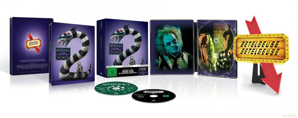 Beetlejuice (2 Movie Limited Collector's) (steelbook) [Blu-Ray 4K]