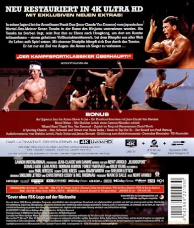 Bloodsport [Blu-Ray 4K]