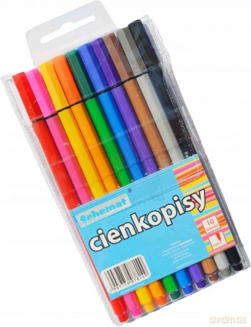 Cienkopis 0,4 Mm 10 Kolorów [SZKOŁA]
