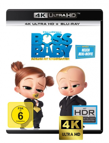 Boss Baby - Schluss mit Kindergarten [Blu-Ray 4K]