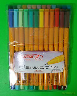 Cienkopis 0,4 Mm 25 Sztuk Etui Rc-04 [SZKOŁA]