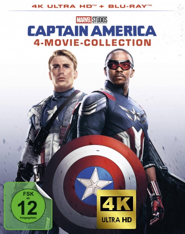 Captain America - 4-Movie-Collection [Blu-Ray 4K]