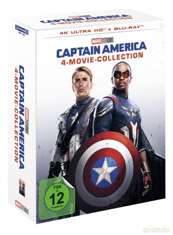 Captain America - 4-Movie-Collection [Blu-Ray 4K]