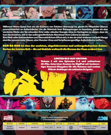 DAN DA DAN Staffel 1 Vol. 1 [Blu-Ray]