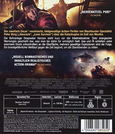 Deepwater Horizon [Blu-Ray 4K]