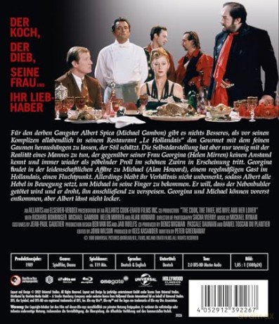 Der Koch, der Dieb, seine Frau und ihr Liebhaber [Blu-Ray]