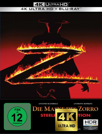 Die Maske des Zorro (steelbook) [Blu-Ray 4K]