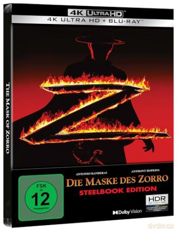 Die Maske des Zorro (steelbook) [Blu-Ray 4K]