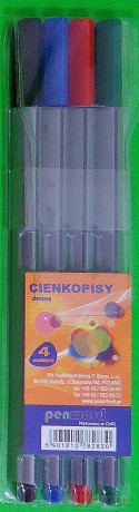 Cienkopis 4 Kolory [SZKOŁA]