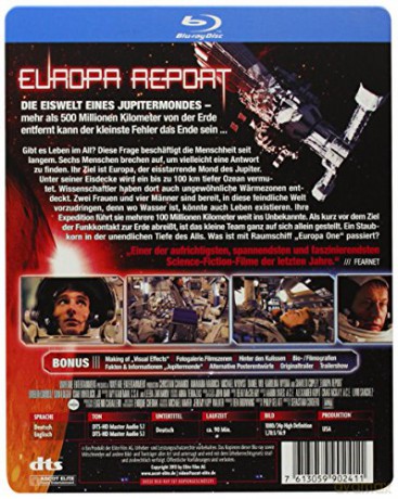 Europa Report (steelbook) [Blu-Ray]