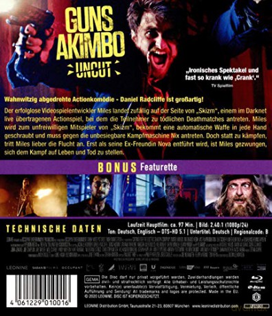 Guns Akimbo [Blu-Ray]