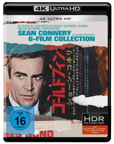 James Bond: Sean Connery 6-Film Collection [Blu-Ray 4K]