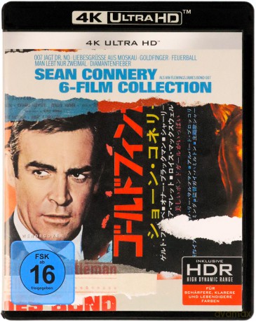 James Bond: Sean Connery 6-Film Collection [Blu-Ray 4K]