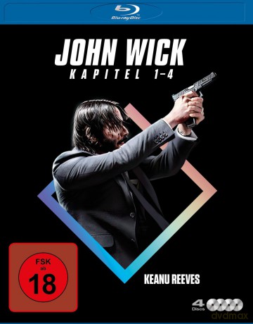 John Wick: Kapitel 1-4 [Blu-Ray]