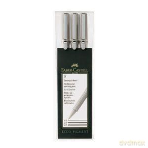 Cienkopis Ecco Pigment 3 Sztuki [SZKOŁA]