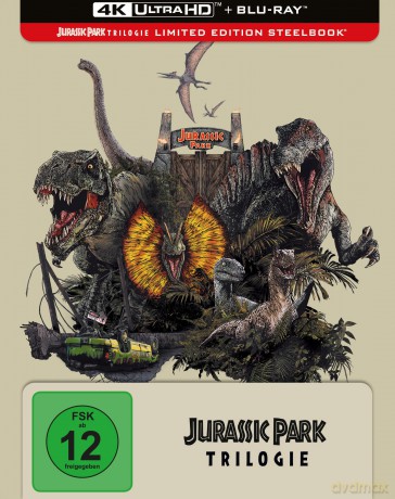 Jurassic Park Trilogie (steelbook) [Blu-Ray 4K]