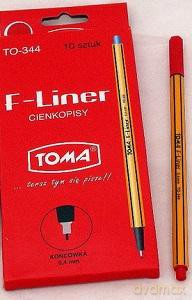 Cienkopis F-Liner 0,4mm Czerwony [SZKOŁA]