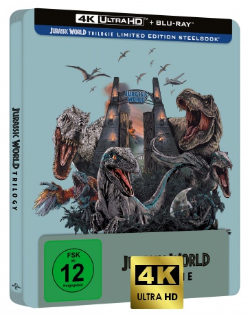 Jurassic World Trilogie (steelbook) [Blu-Ray 4K]